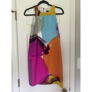 Ann Taylor Multi-Color Sheath, 6